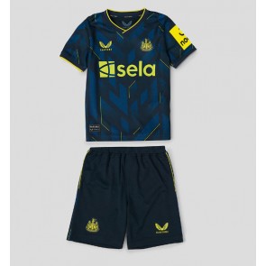 Newcastle United Replika Babytøj Tredje sæt Børn 2023-24 Kortærmet (+ Korte bukser)